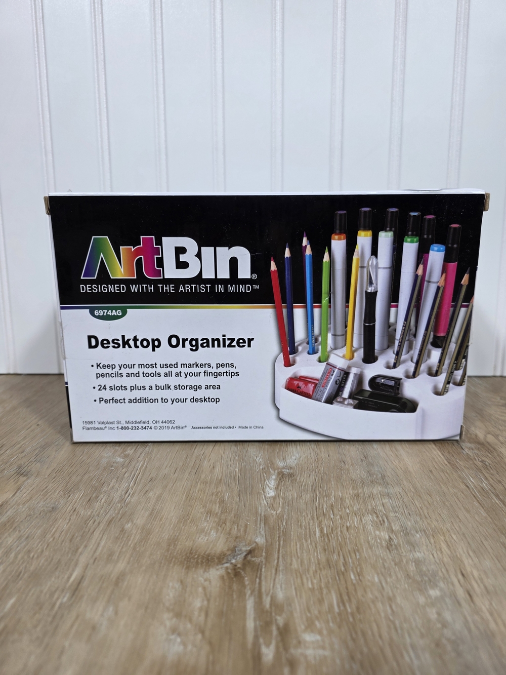 🆕️ArtBin White Desktop Organizer